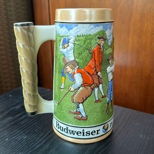 Vintage Budweiser "Par for the Course" Beer Stein